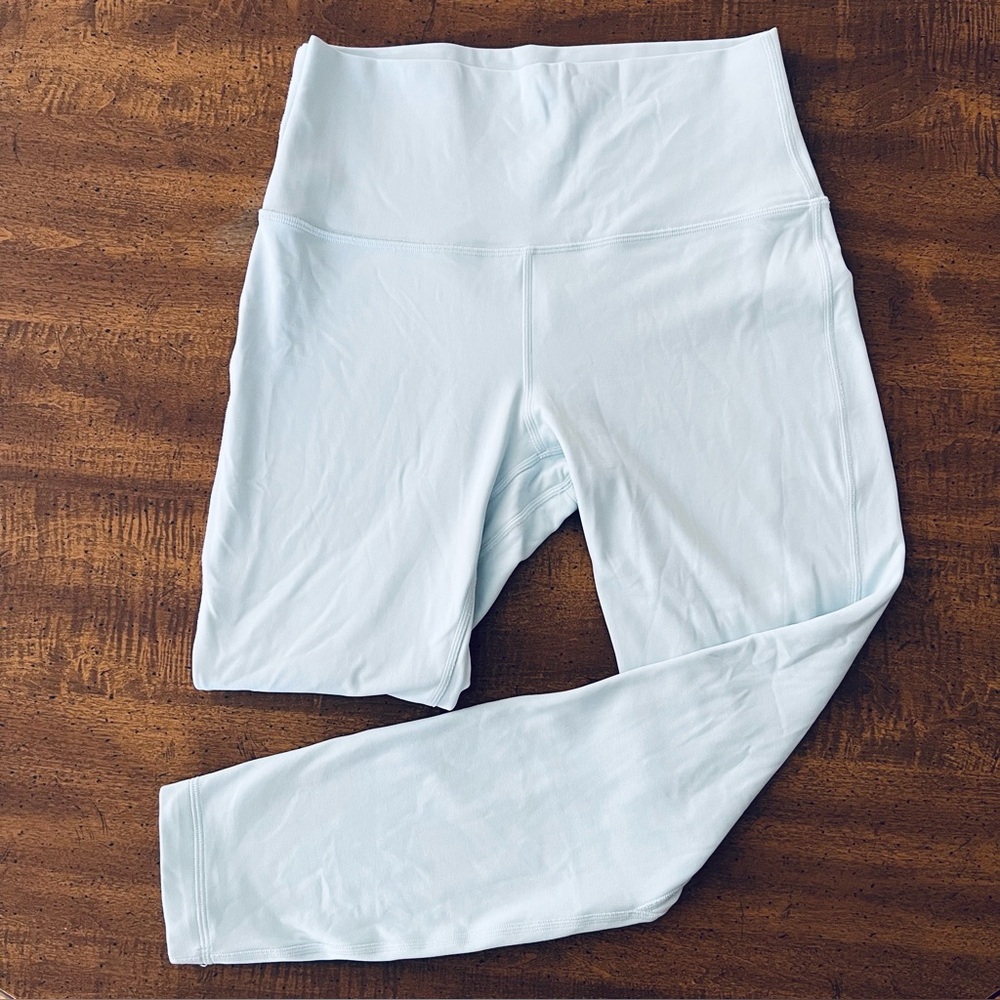 Lululemon Align High-Rise Double-Lined Yoga Pant 25" Size 8 Color Pastel Blue